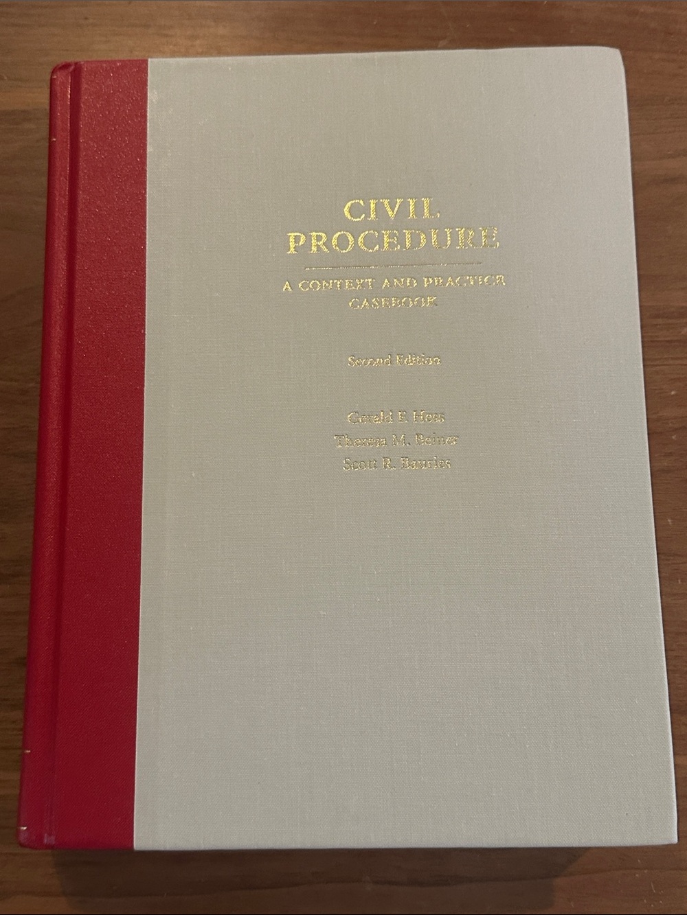 Civil Procedure law book second edition like new